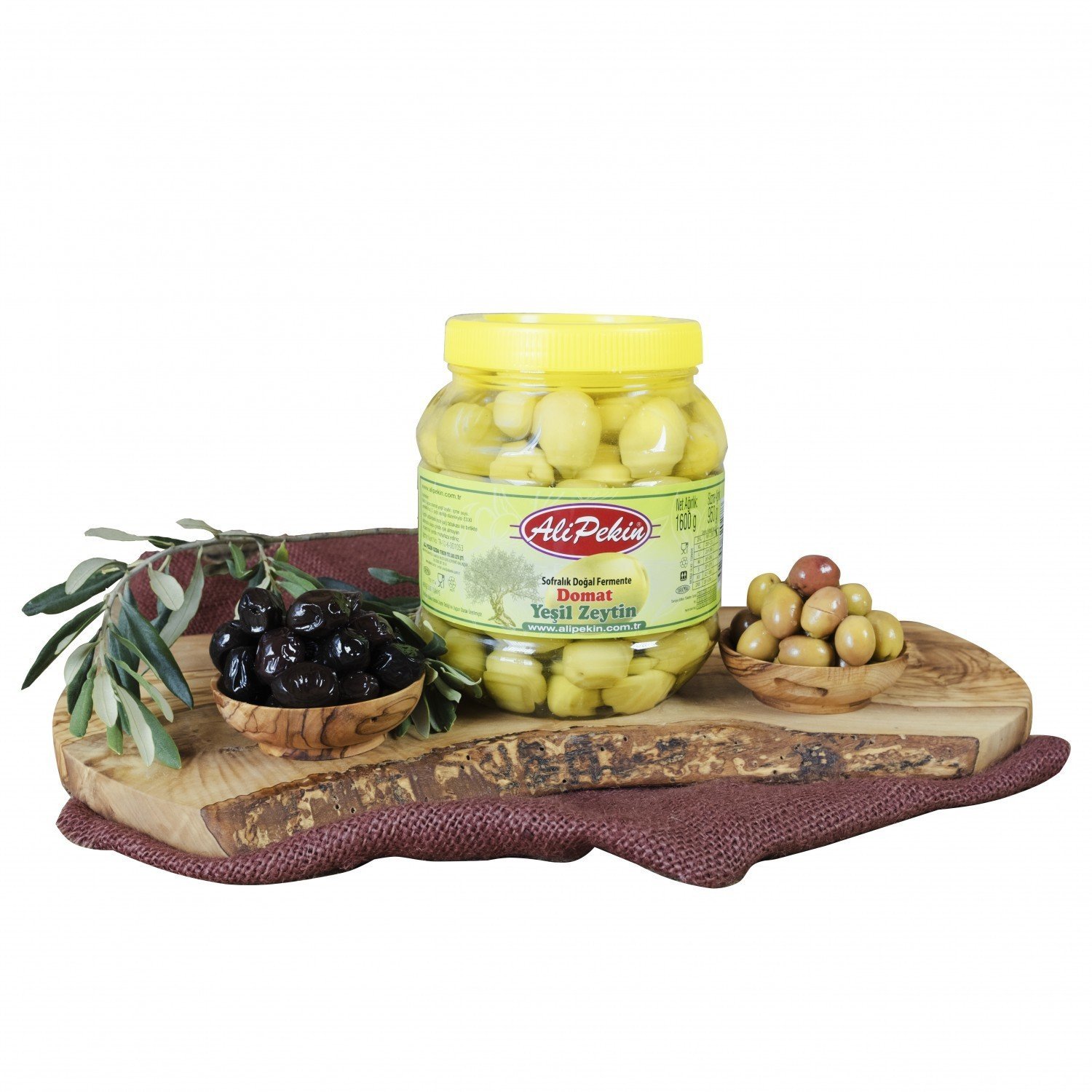 Domat Kırma Yeşil Zeytin 1 kg