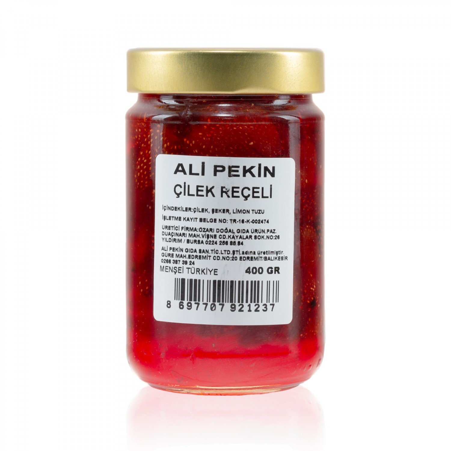 Ali Pekin Çilek Reçeli 400 gr