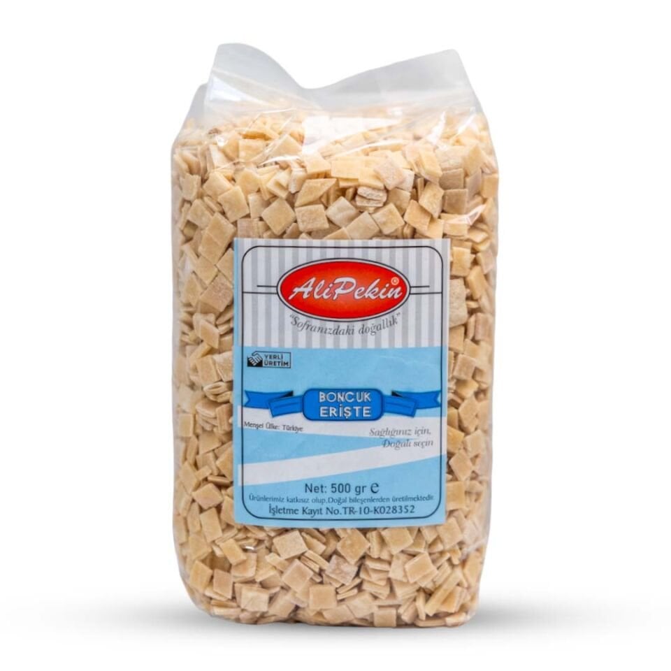Ali Pekin Sade Boncuk Erişte 500 Gr