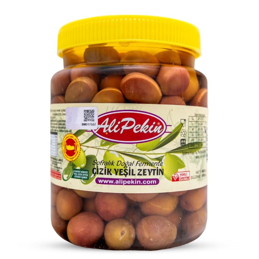 Çizik Yeşil Zeytin (2 No) 550 gr
