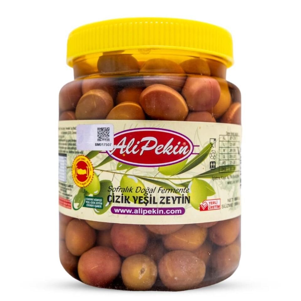 Çizik Yeşil Zeytin (2 No) 550 gr