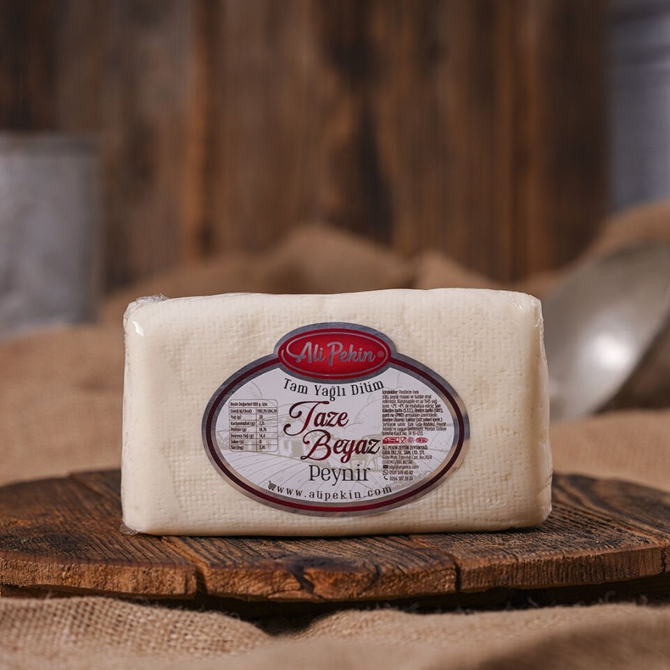 Ayvacık Taze Dilim  Peynir  (Az Tuzlu ) 600 Gr
