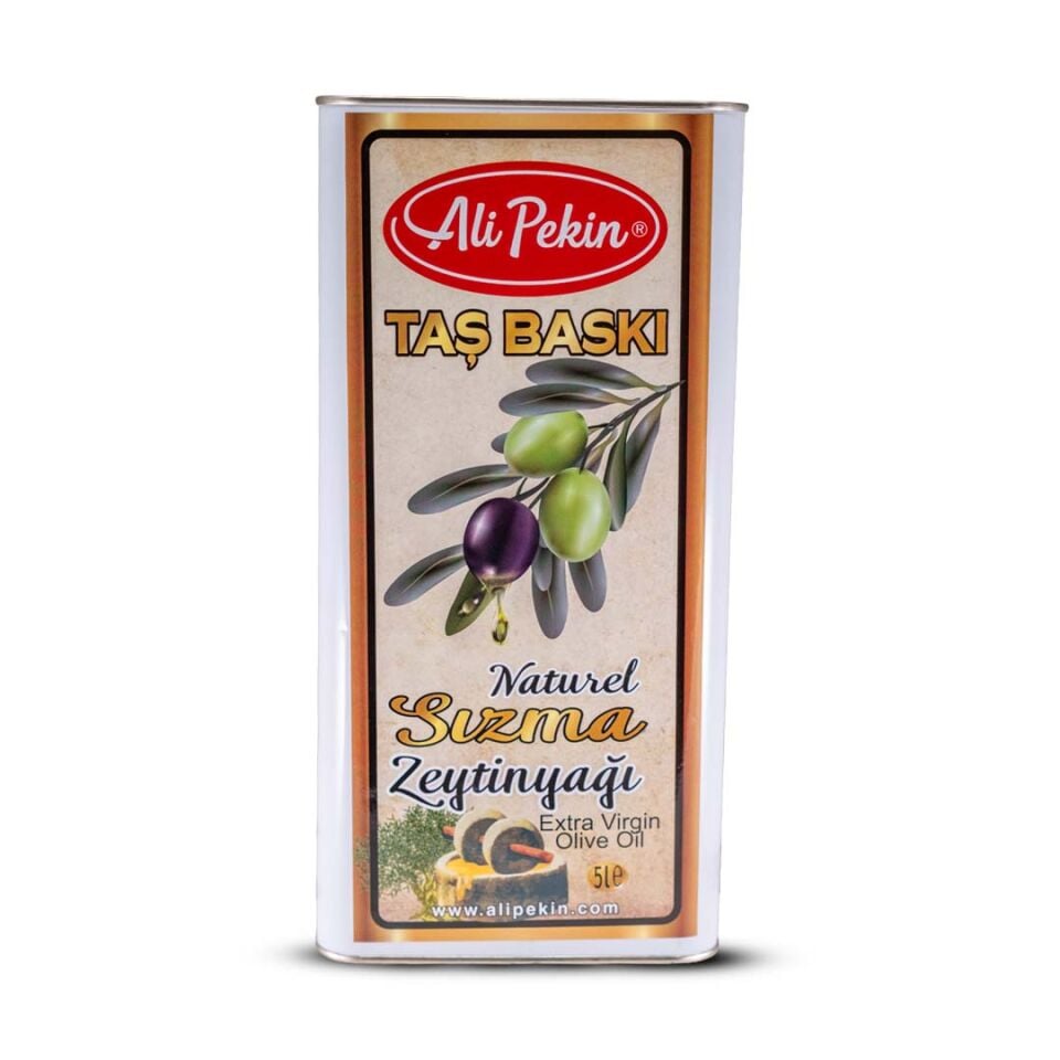 Taş Baskı Sızma Zeytinyağı 5 Lt
