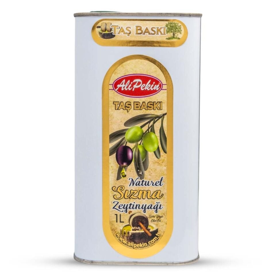 Taş Baskı Sızma Zeytinyağı 1 Lt (Tnk )