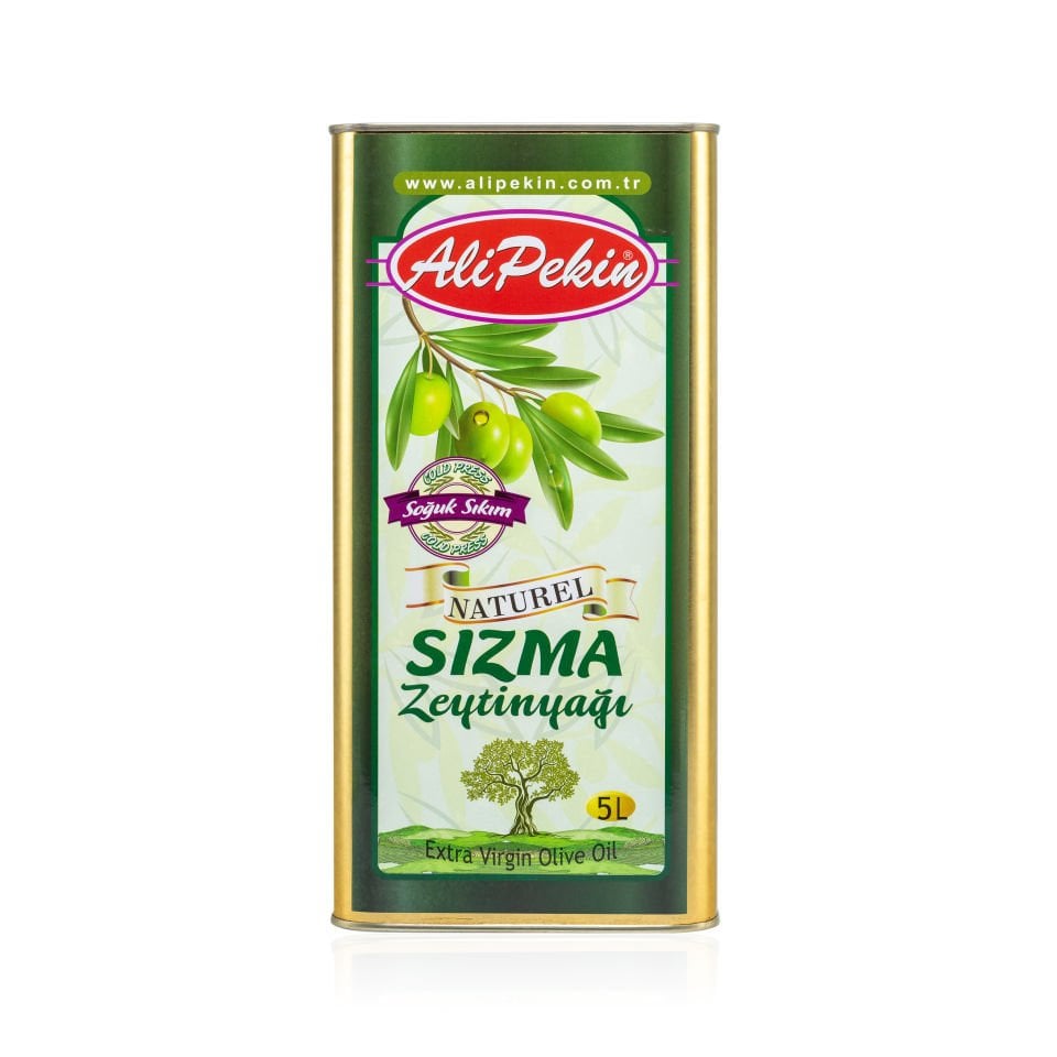 (2025-2026 FİLİTRESİZ) ERKEN HASAT 5 LT SOĞUK SIKIM SIZMA ZEYTİNYAĞI