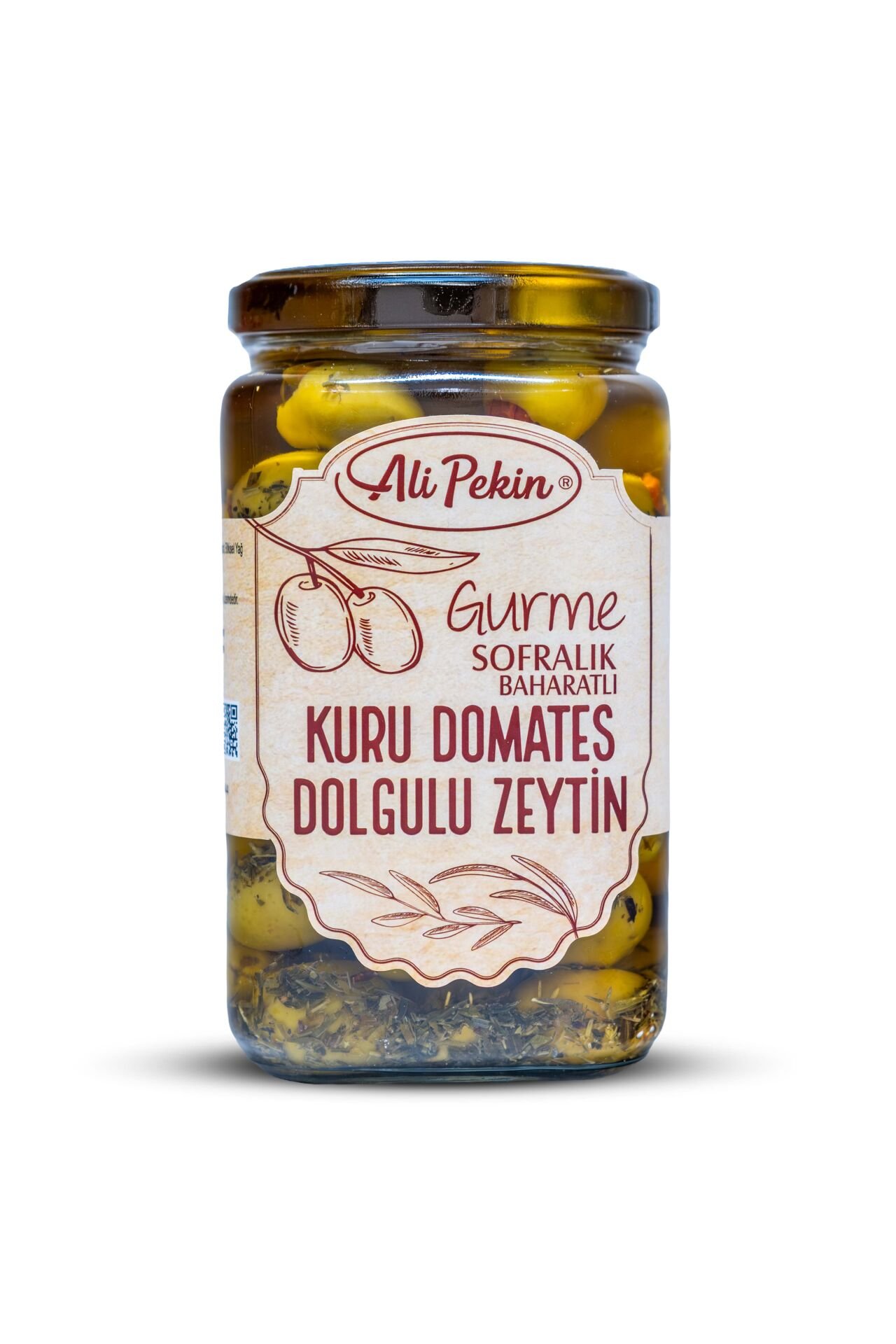 Ali Pekin Kuru Domates Dolgulu Yeşil Zeytin Net:770 g