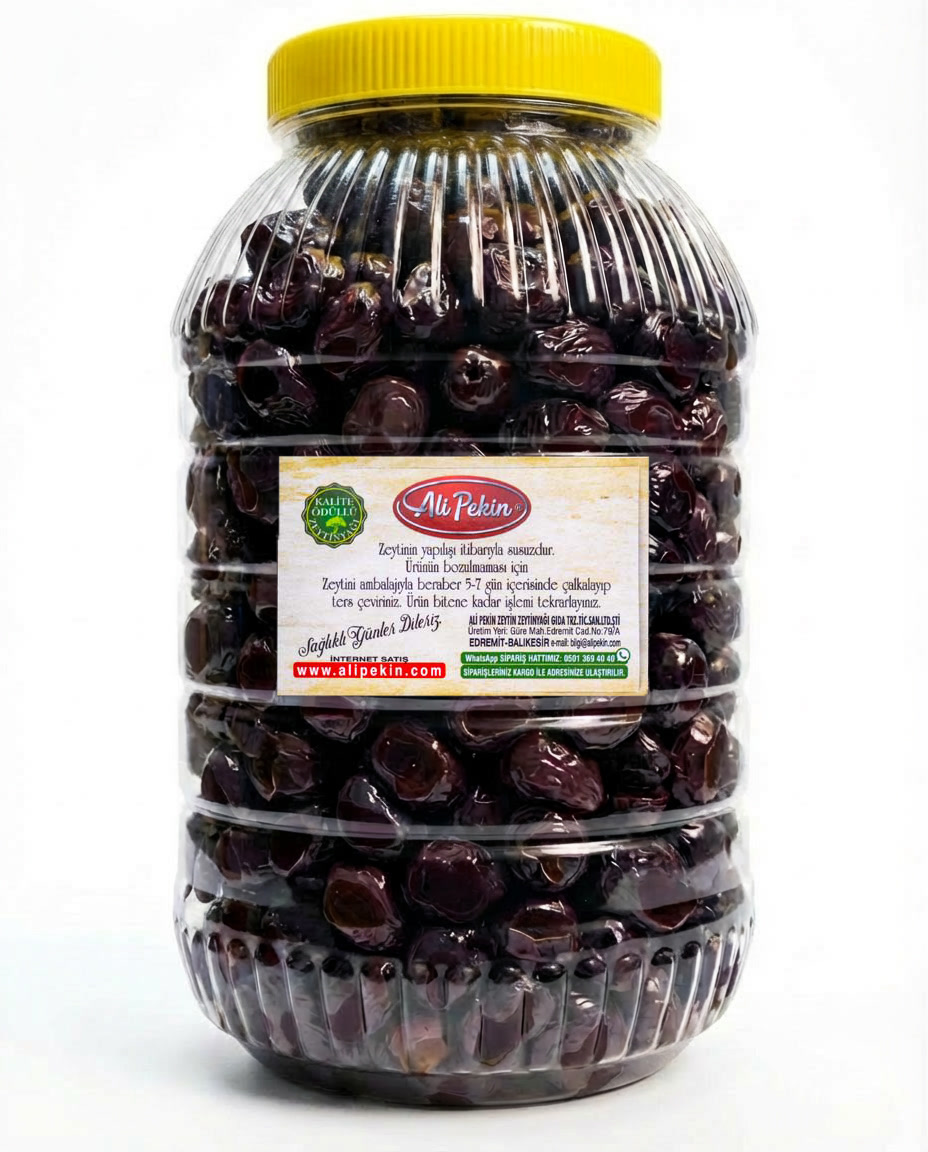 Tirilye Gemlik (Kızıl) Siyah Zeytin Net : 2 kg