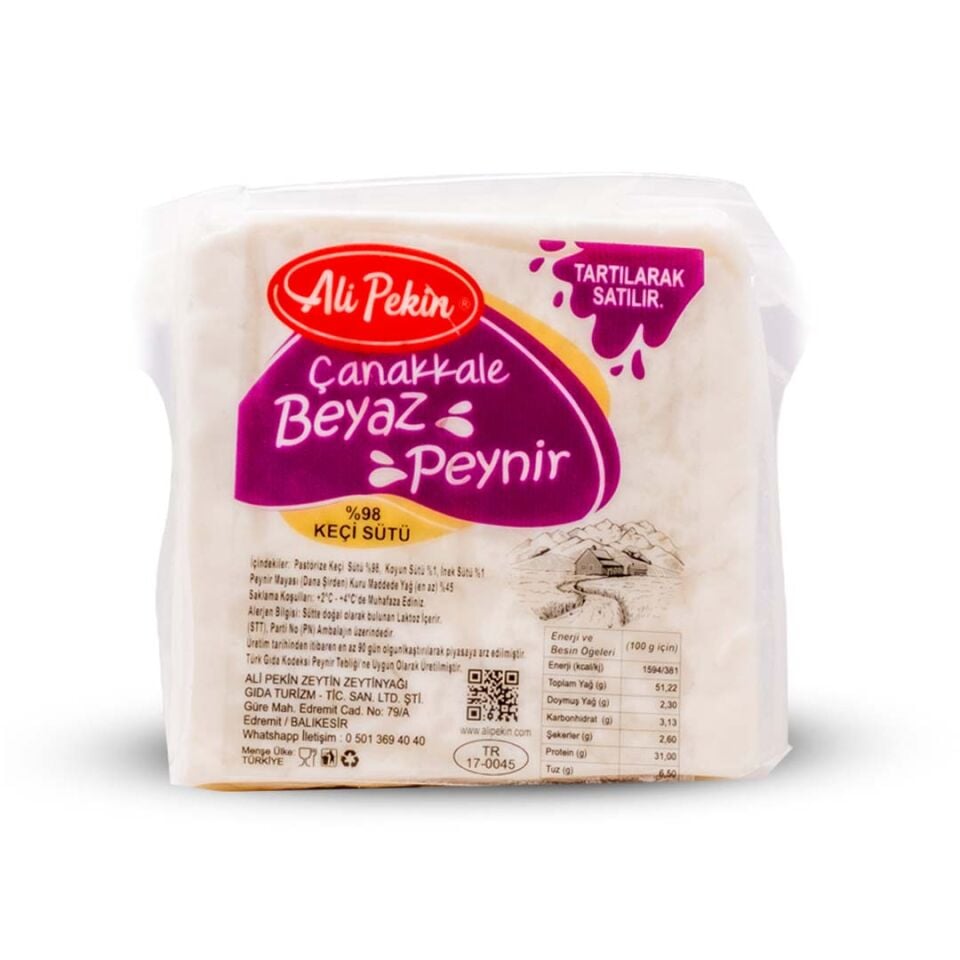 %98 Keçi Sütü Peyniri (Sert)